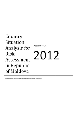 Download the Country Situation Analysis of Risk