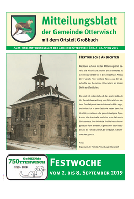 Mitteilungsblatt Festwoche