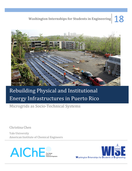 Rebuilding Physical and Institutional Energy Infrastructures in Puerto Rico Microgrids As Socio-Technical Systems