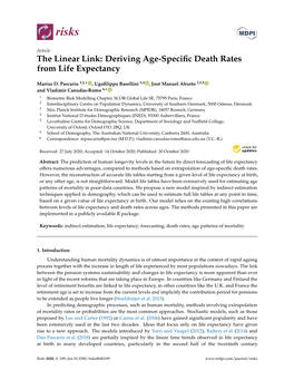 The Linear Link: Deriving Age-Specific Death Rates from Life Expectancy