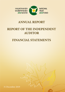 Annual Report Report of the Independent Auditor