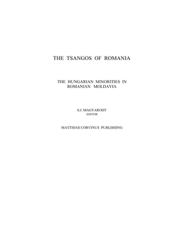 The Tsangos of Romania