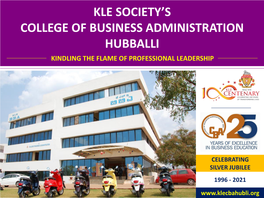 Kle Society's College of Business Administration
