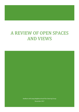 A Review of Open Spaces and Views