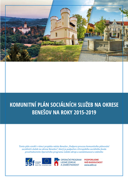 Komunitní Plán Sociálních Služeb Na Okrese Benešov Na Roky 2015-2019