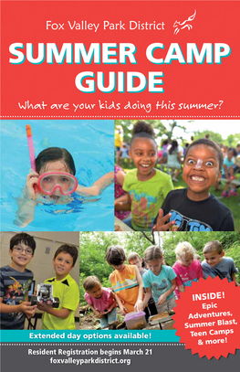 Summer Camp Guide Summer Camp Guide