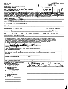 Register of Historic Places Registration