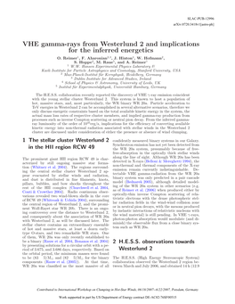 VHE Gamma-Rays from Westerlund 2 and Implications for the Inferred Energetics O