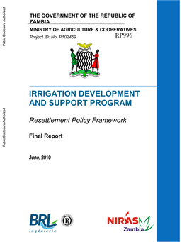 Irrigation Development and Support Program