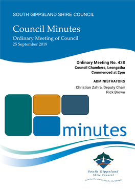 Download the Ordinary Council Minutes