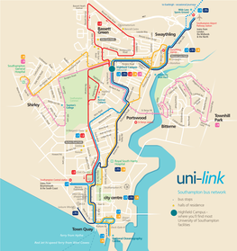 Town Quay Bassett Green Portswood City Centre Southampton Bus