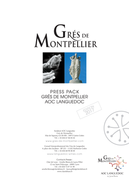 Press Pack Grés De Montpellier Aoc Languedoc