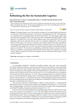 Rethinking the Box for Sustainable Logistics