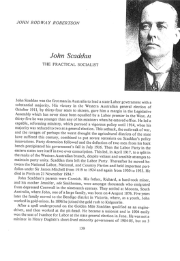 John Scaddan