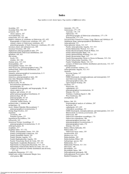 Acastidae, 305 Acastidae Delo, 304–305 Acritarchs, 365 Cluster