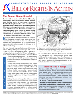 The Teapot Dome Scandal