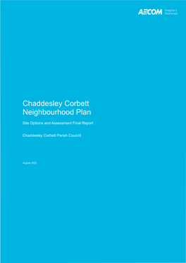 Report Chaddesley Corbett Neighbourhood Plan 2020-03-30