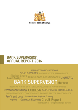 Bank Supervision Annual Report 2016