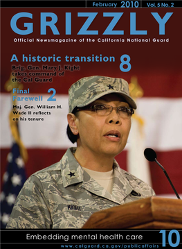 Official Newsmagazine of the California National Guard a Historic Transition Brig