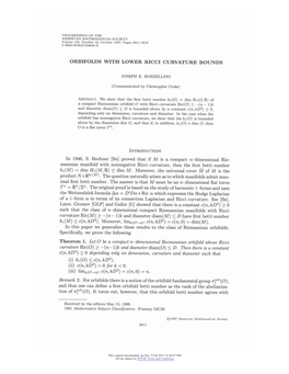 Orbifolds with Lower Ricci Curvature Bounds