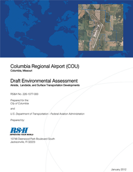 Columbia Regional Airport (COU) Draft Environmental Assessment