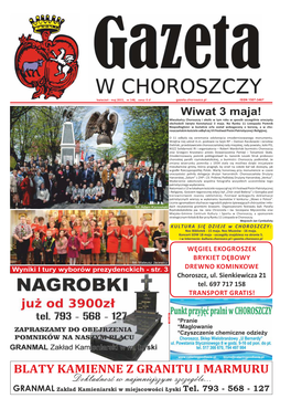 Wiwat 3 Maja! Mieszkańcy Choroszczy I Okolic W Tym Roku W Sposób Szczególnie Uroczysty Obchodzili Święto Konstytucji 3 Maja