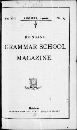 Grammar School Magazine