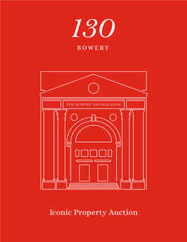 Iconic Property Auction