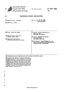 Photochemical Method of Labelling Nucleic Acids for Detection in Hybridization Assays