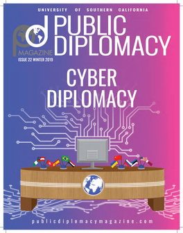 CYBERDIPLOMACY Letter from the Editor Learn to Lead in Cyber Affairs Now