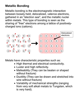 Metallic Bonding