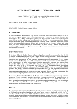 Thin-Skinned Tectonics in the Cordillera Oriental