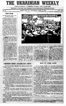 The Ukrainian Weekly 1940