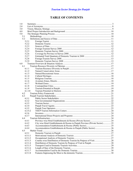 Table of Contents