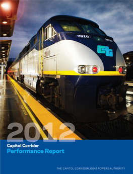 Capitol Corridor Performance Report