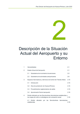 Descripción De La Situación Actual Del Aeropuerto Y Su Entorno