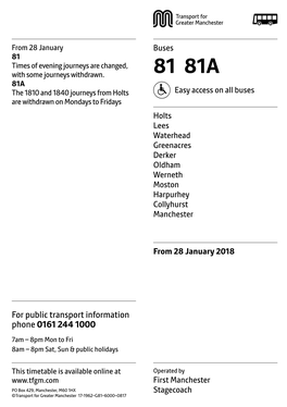 81 Times of Evening Journeys Are Changed, with Some Journeys Withdrawn