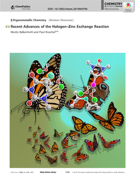 Recent Advances of the Halogen–Zinc Exchange Reaction Moritzbalkenhohl and Paulknochel*[A]