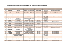 Dorfgemeinschaftshäuser, Grillhütten, U.A. in Der VG Altenkirchen-Flammersfeld