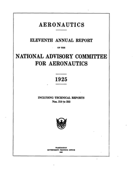 Aeronautics Nationaladvisorycommittee