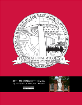 MSA 2017 Program Book
