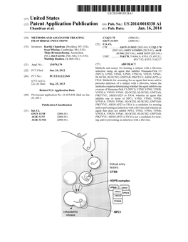 (12) Patent Application Publication (10) Pub. No.: US 2014/0018338A1 Chandran Et Al