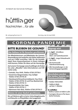 Amtsblatt KW 14