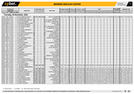 Midweek Regular Coupon 03/11/2020 09:32 1 / 3