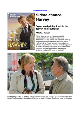 Sidste Chance. Harvey