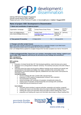 D2D: Development to Dissemination 1