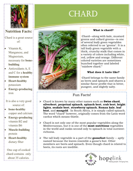 CHARD Solutions