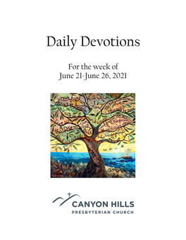 Daily Devotions