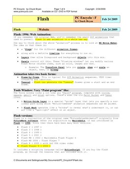 Flash PC Encyclo