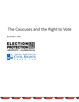 The Caucuses and the Right to Vote